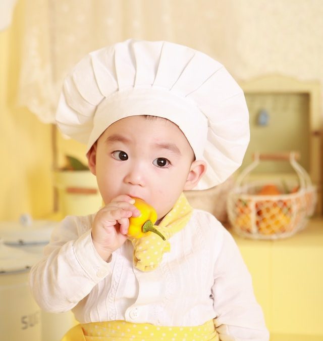 A Young Chef Dreams in Chef Wear